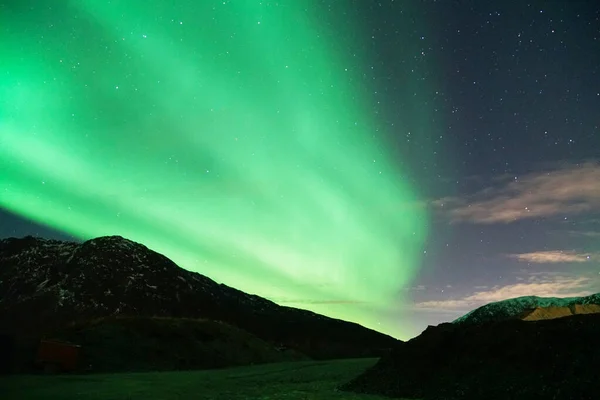 ノルウェーの北極圏の北の光 — ストック写真