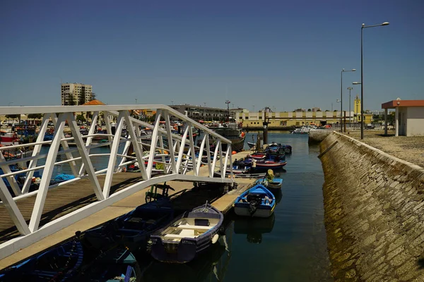 Setubal Portugal Temmuz 2021 Portekiz Deki Setubal Limanında Güzel Güneşli — Stok fotoğraf