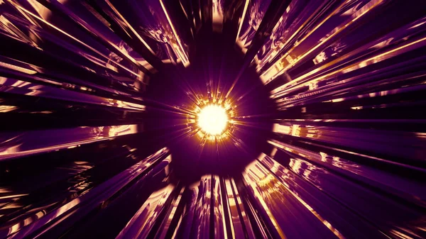 Vykreslování Laserových Světel Tmavém Kosmickém Pozadí — Stock fotografie