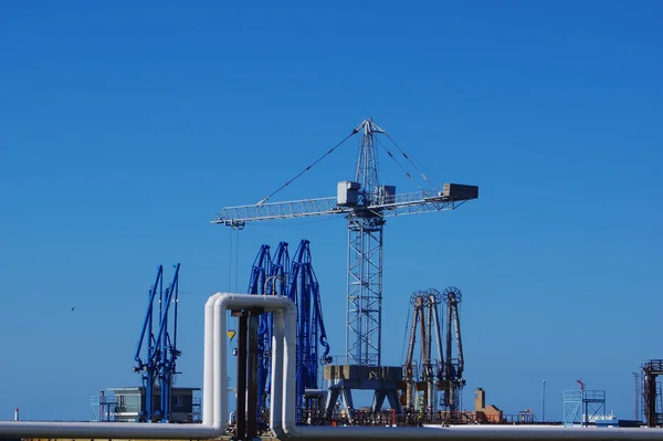 Complejo Gasoductos Una Central Eléctrica Gas —  Fotos de Stock