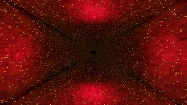 抽象的な背景に赤と白の点 — ストック動画