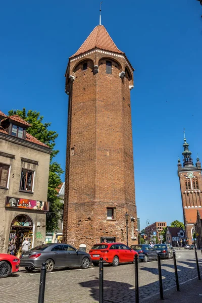 Gdansk Polen Jun 2021 Een Verticale Opname Van Een Oude — Stockfoto