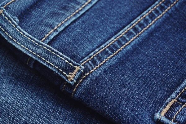 Una Superficie Textura Jeans Azules —  Fotos de Stock