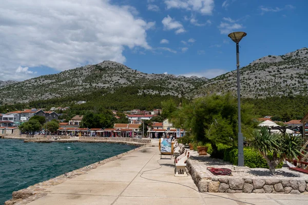 Stari Grad Croatia Temmuz 2021 Deniz Kenarında Bir Yürüyüş Yolu — Stok fotoğraf