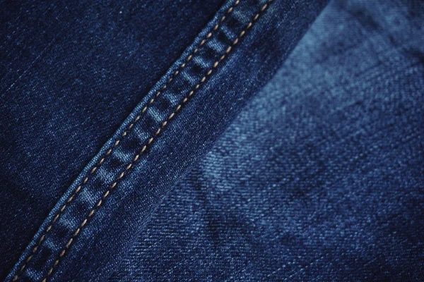 Blue Jeans Texture Surface — Stock Photo, Image