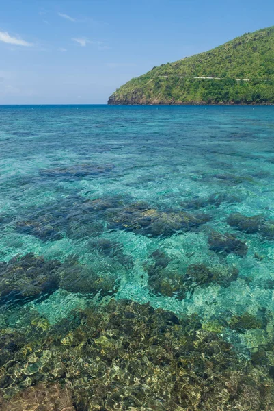 Bel Mare Azzurro Una Giornata Sole — Foto Stock