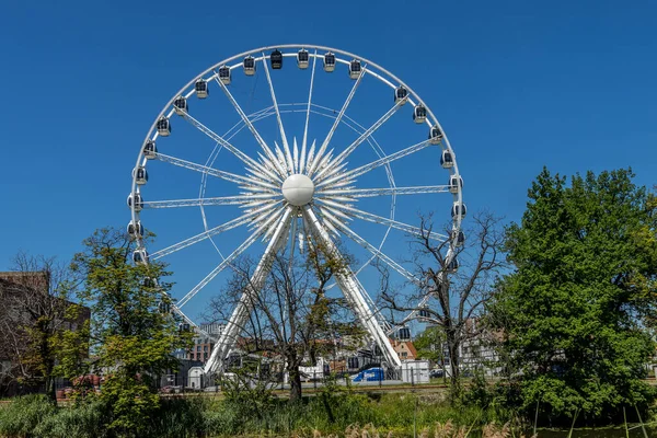 Gdansk Poland Haziran 2021 Gdansk Polonya Mavi Gökyüzü Arka Planında — Stok fotoğraf