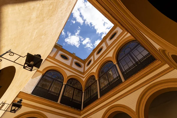 Eine Flache Aufnahme Von Sevilla Alcazar House Trade Spanien — Stockfoto