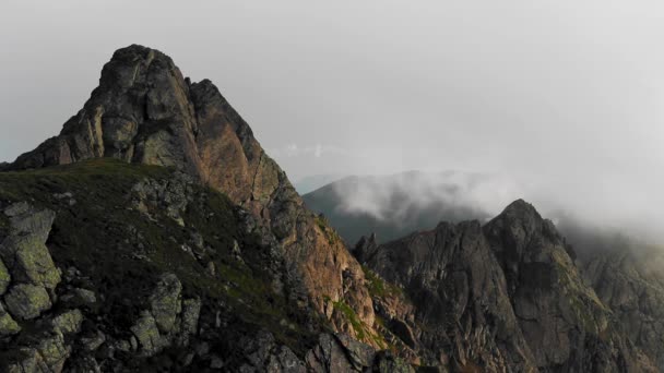 Vackert Landskap Bergen — Stockvideo