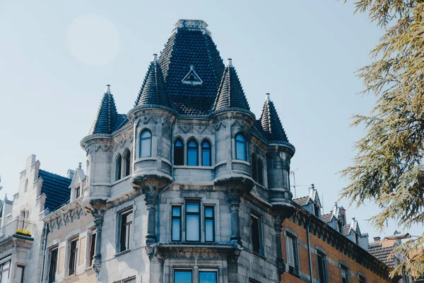 Una Vista Panoramica Dell Architettura Medievale Costanza Germania Contro Cielo — Foto Stock