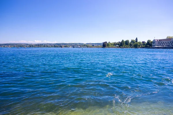 Uma Bela Paisagem Lago Constança Constança Alemanha — Fotografia de Stock