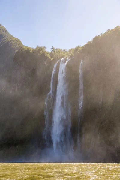 Uma Bela Foto Nova Zelândia Milford Sound — Fotografia de Stock