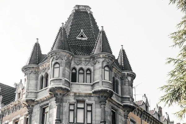 Een Schilderachtig Uitzicht Oude Gebouwen Met Glazen Ramen Konstanz Duitsland — Stockfoto