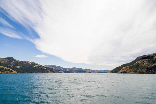 Όμορφο Τοπίο Της Νέας Ζηλανδίας Akaroa — Φωτογραφία Αρχείου