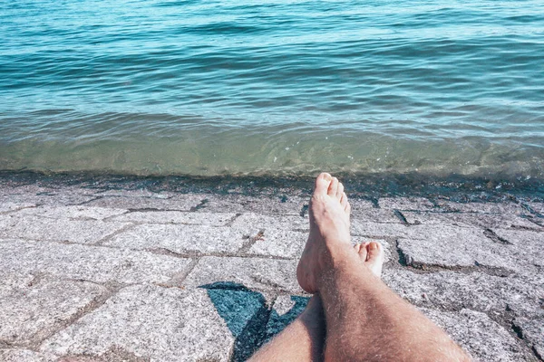 콘스탄스 호숫가에서 의발을 클로즈업 — 스톡 사진