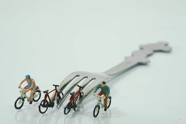 Closeup Shot Toy Riders — Stock Photo, Image