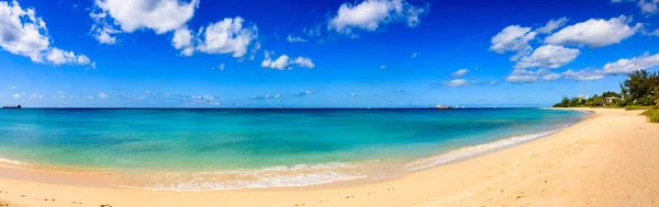 Чудовий Пісок Чиста Блакитна Вода Острова Барбадос Карибський Острів — стокове фото
