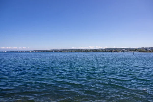 Uma Bela Paisagem Lago Constança Constança Alemanha — Fotografia de Stock