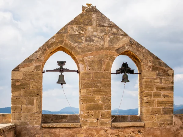 Las Campanas Del Castillo Capdepera Capdepera España —  Fotos de Stock