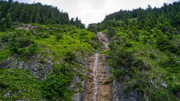 Una Vista Affascinante Della Cascata Oberleder Weiher Bayern Germania — Foto Stock