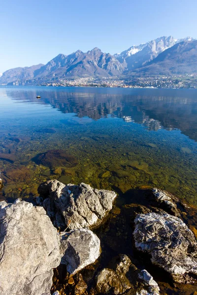 Uma Bela Foto Lago Como — Fotografia de Stock