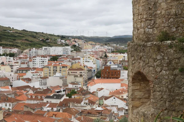 Edifícios Antigos Céu Sombrio Capturados Velha Fortaleza — Fotografia de Stock