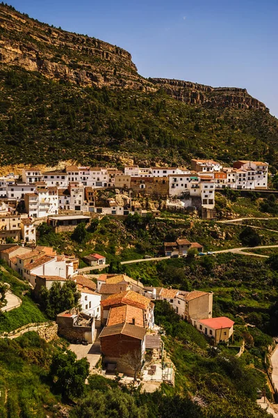 Chulilla España 2021 Una Hermosa Vista Del Pueblo Chulilla Bajo — Foto de Stock