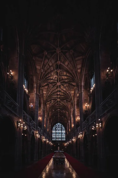 Manchester United Kingdom May 2021 View John Rylands Library Manchester — Stock Photo, Image