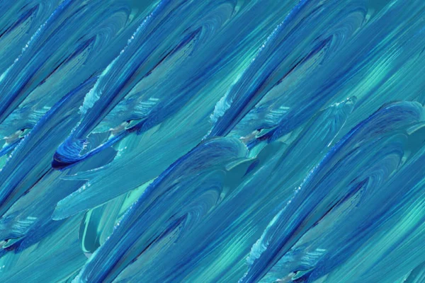 Zbliżenie Błękitnego Akrylowego Płynu Koloru — Zdjęcie stockowe