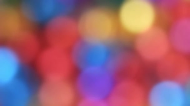 Abstract Licht Bokeh Achtergrond Kleurrijke Illustratie Met Heldere Magische Stijl — Stockvideo