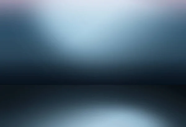 Eine Wiedergabe Einer Blau Grauen Gradienten Studiowand Mit Kopierraum — Stockfoto
