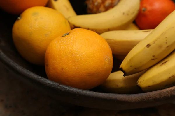 Primer Plano Tazón Frutas —  Fotos de Stock