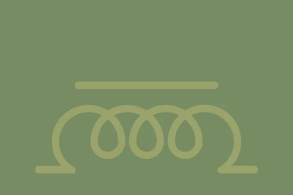 Elektronisen Piirin Symboli Vihreällä Taustalla — kuvapankkivalokuva