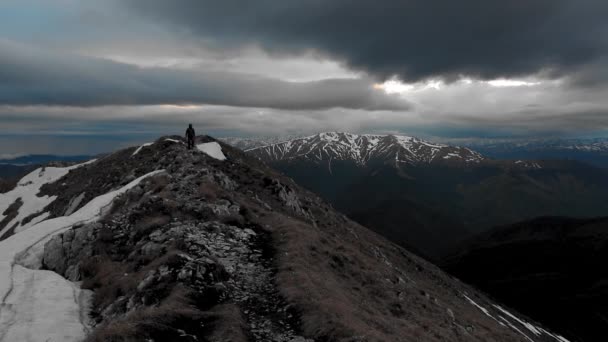 Prachtig Uitzicht Bergen — Stockvideo