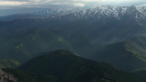 美丽的山景 — 图库视频影像