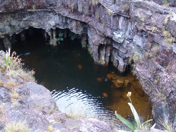 Підземне Озеро Поблизу Гори Роріма Південна Америка — стокове фото
