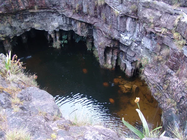 Lago Subterráneo Cerca Del Monte Roraima Sudamérica —  Fotos de Stock