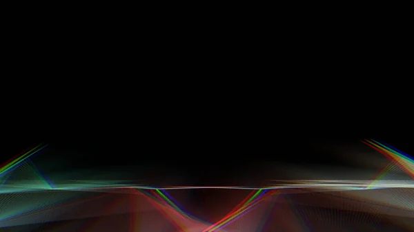 Abstract Black Texture Colorful Dimming Lights Bottom — Stock Photo, Image