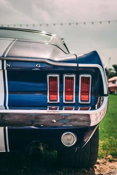 Sharjah United Arab Emirates May 2021 Vertical Shot Tail Lights — Φωτογραφία Αρχείου