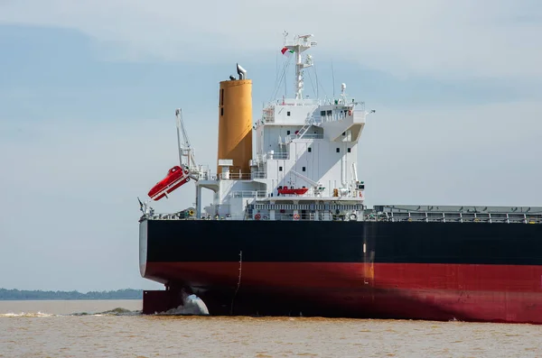 Een Kant Uitzicht Van Arabisch Olietanker Schip — Stockfoto