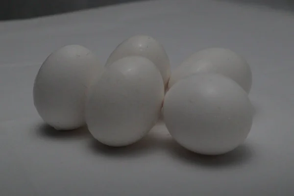 Closeup Shot Eggs White Surface — Stock Photo, Image