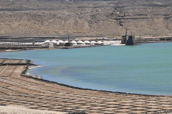 Een Prachtig Landschap Van Lanzarote Canarische Eilanden Spanje — Stockfoto