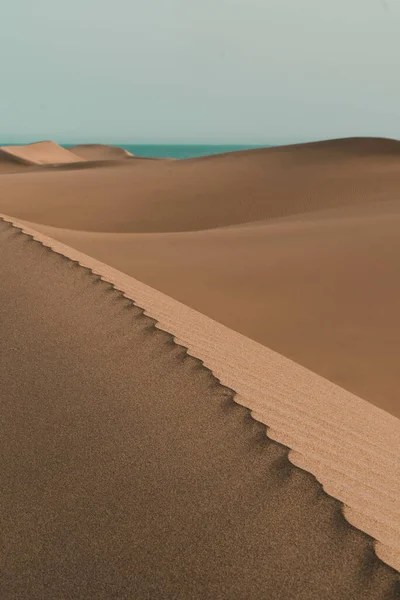 Вертикальний Знімок Красивого Пейзажу Пустелі — стокове фото