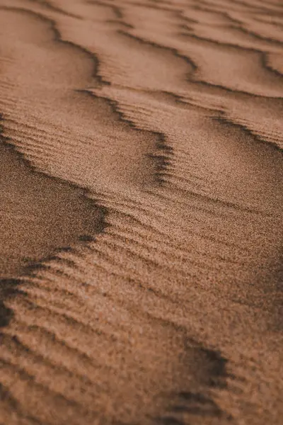 사막의 아름다운 풍경을 공중에서 수직으로 — 스톡 사진