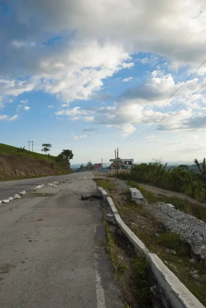 Carretera Guatemala Rural Espacio Para Viajar Mucha Vegetación Verde Caminos —  Fotos de Stock