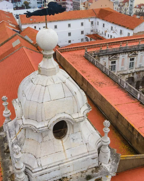 Vista Aérea Del Convento Nossa Senhora Graca Convento Monjas Lisboa — Foto de Stock