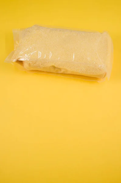 Βιολογικά Δημητριακά Πλαστική Σακούλα — Φωτογραφία Αρχείου