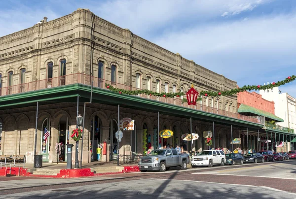 Galveston Estados Unidos Dez 2018 Bairro Histórico Centro Cidade Mostrando — Fotografia de Stock