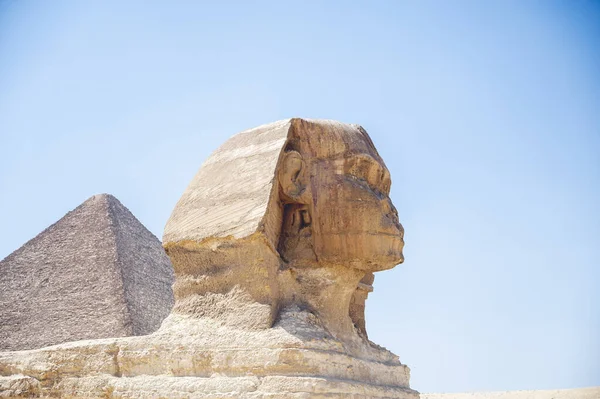 Великий Сфінкс Гізи Єгипті — стокове фото