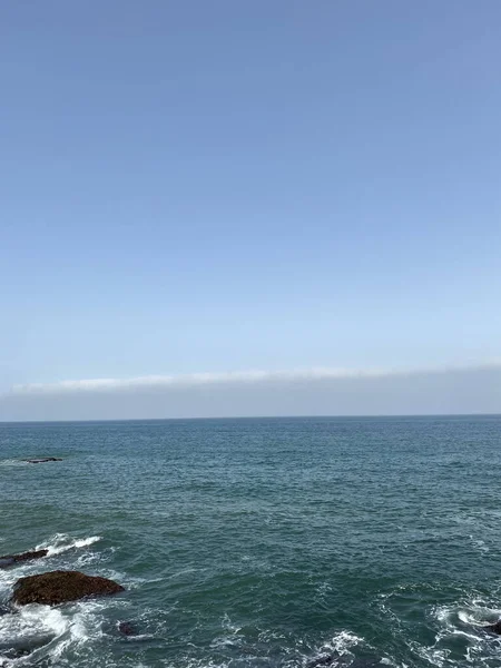 Affascinante Vista Sull Oceano Atlantico Estate Rabat Marocco — Foto Stock